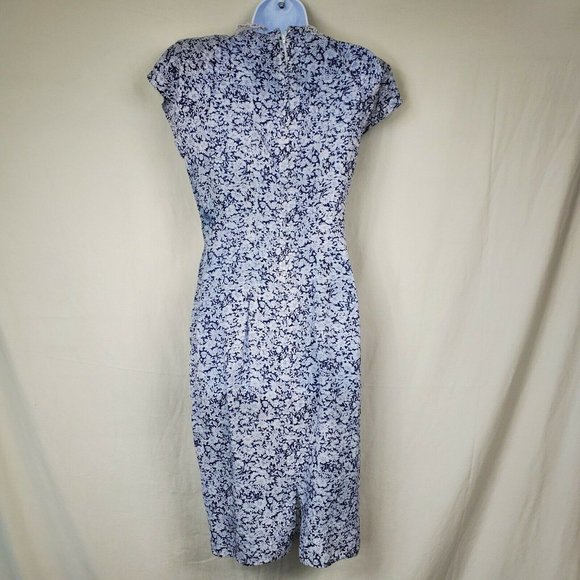 Byer Too Womens Vintage 90s Floral Dress Cottage Core Long Lace Size 7 - Picture 6 of 12